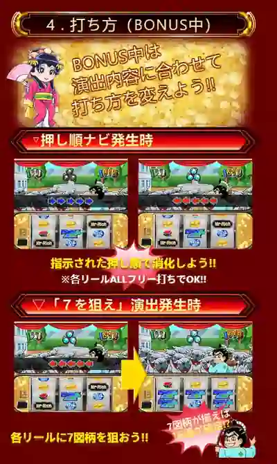 ミスターリッチのボーナス中の打ち方