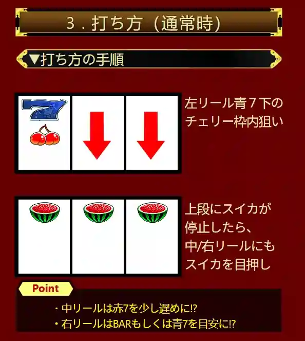 ピーチドリームの通常時の打ち方