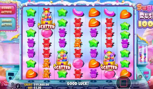 シュガーラッシュ1000のフリースピン